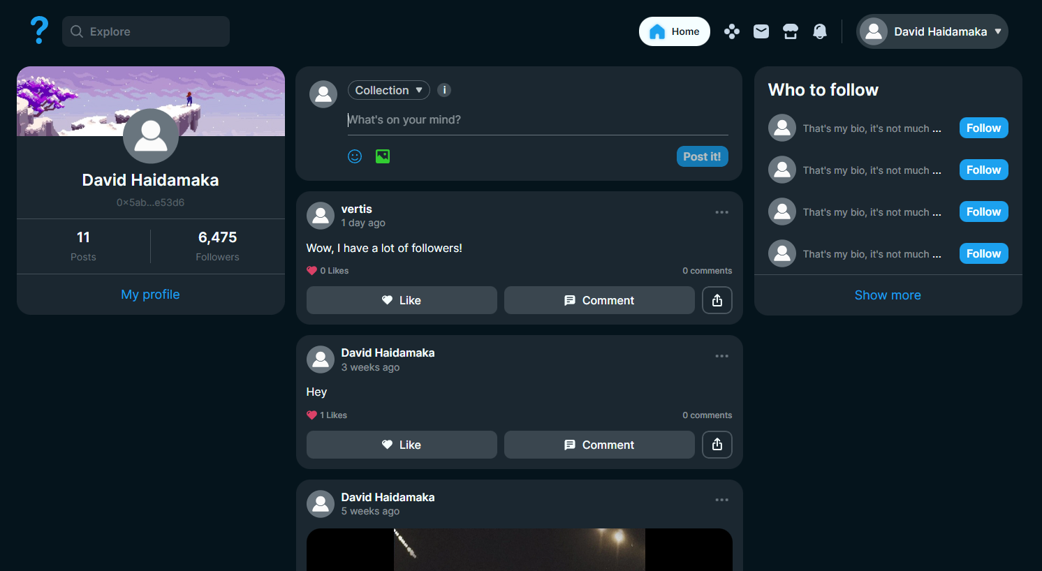 Crypto social media
